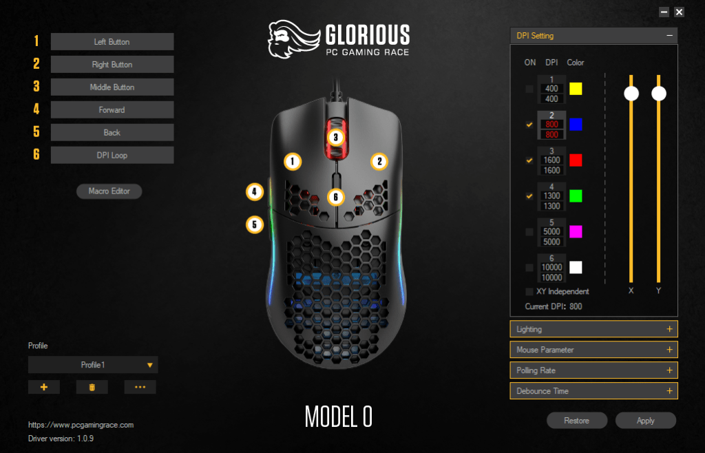 Glorious Model O Wireless Software