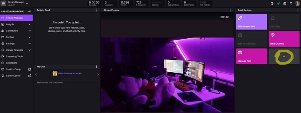 twitch following engagemen