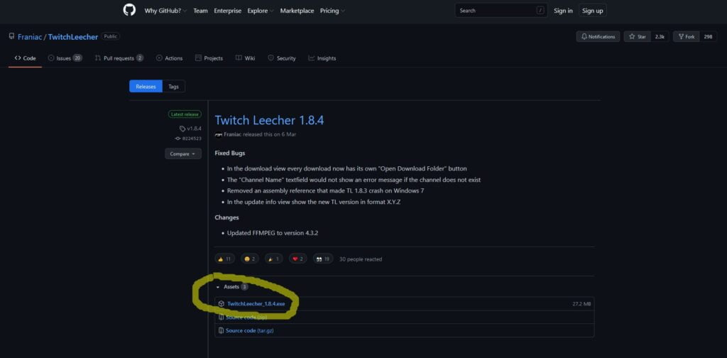 twitch leecher for twitch vods downloads twitch leecher for twitch vods downloads