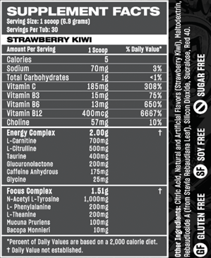 rogue energy ingredients list